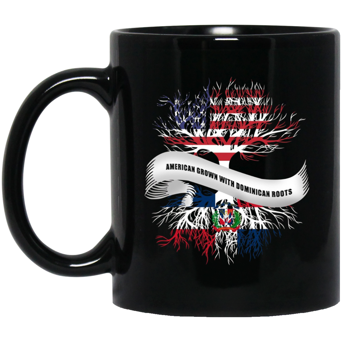 American Grown with Dominican Republic Roots T-Shirt