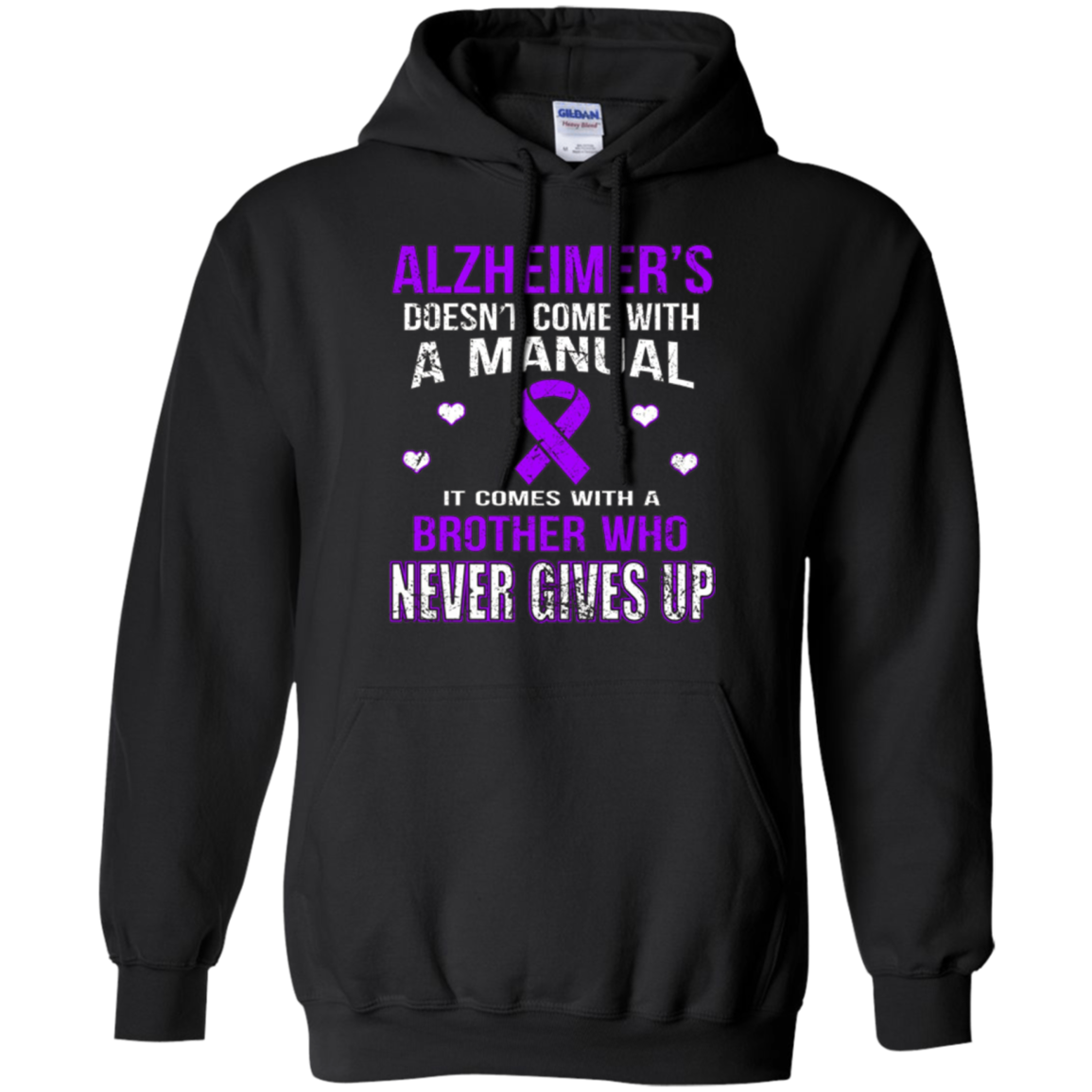 Alzheimer's comes with a brother who never gives up t shirt