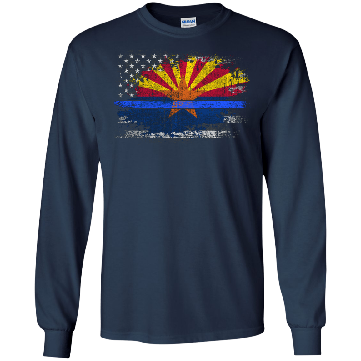 Arizona Thin Blue Line Flag T-Shirt
