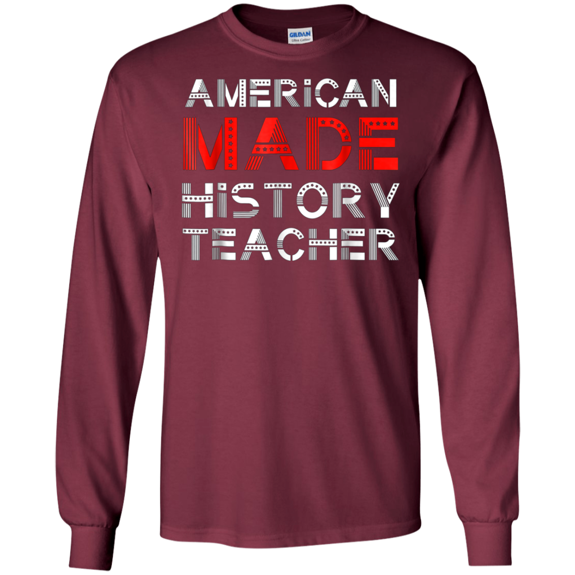 American Made History Teacher 4th Of July Patriotic Shirt