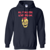 Image of Funny Halloween Teacher All Teachers Love Brains T Shirt
