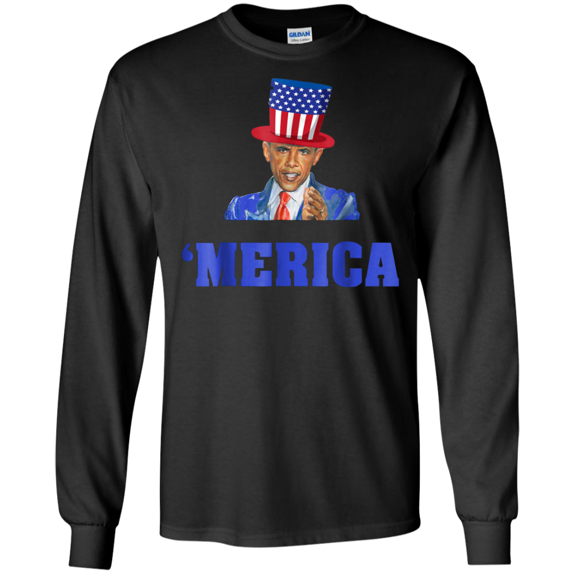 'Merica U.S.A Obama Flag President Gift