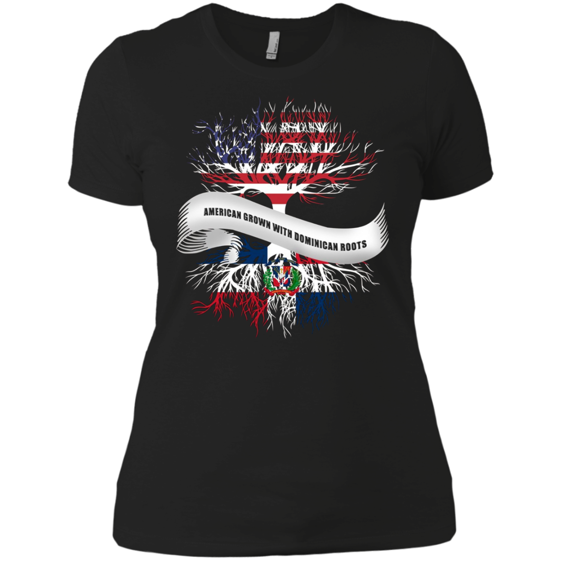 American Grown with Dominican Republic Roots T-Shirt