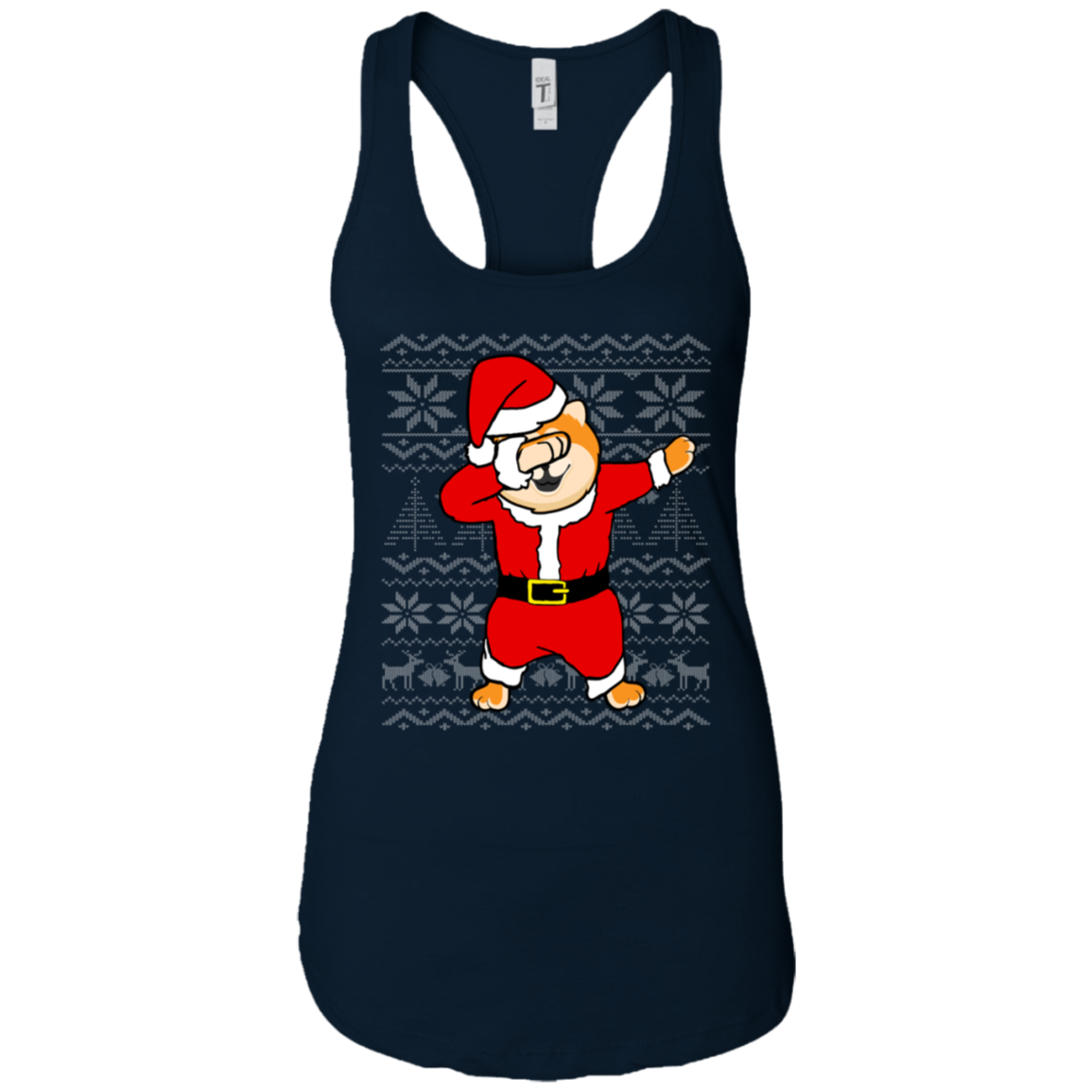 Akita Dabbing Santa Claus Merry Xmas Japanese