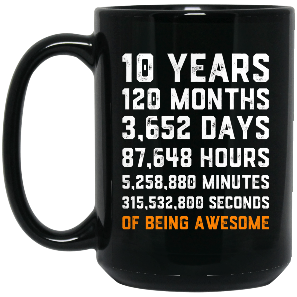 10th Birthday Gift T Shirt 10 Years Old Being Awesome Tee