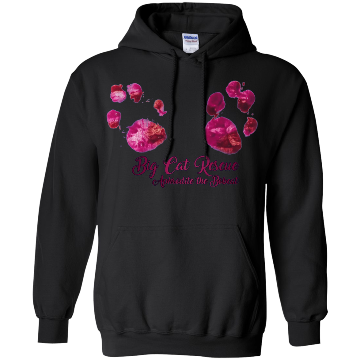 Aphrodite Rehab Bobcat LG Paw Print Long Sleeve T-shirt