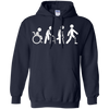 Image of T-shirt Amputee Evolution pour hommes et femmes