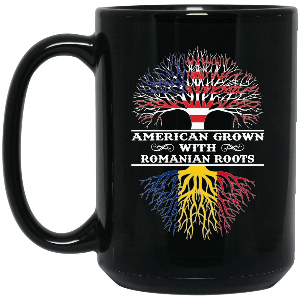 American Grown With Romanian Roots Tee Shirt