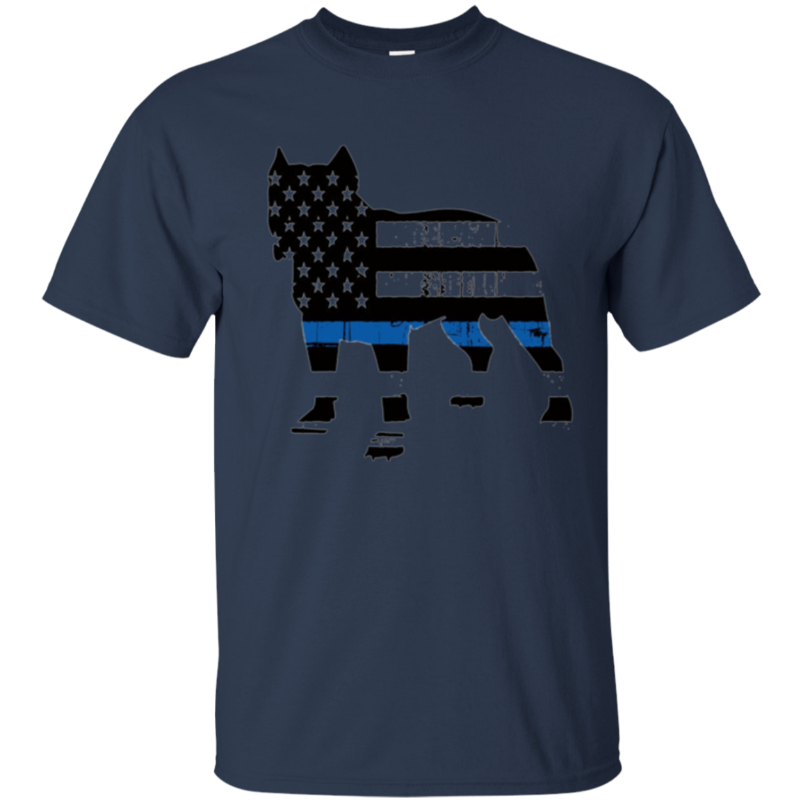 American Flag Pitbull T-Shirt