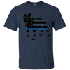 Image of American Flag Pitbull T-Shirt