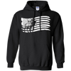Image of American Flag T-Shirt With Elk Vintage Look
