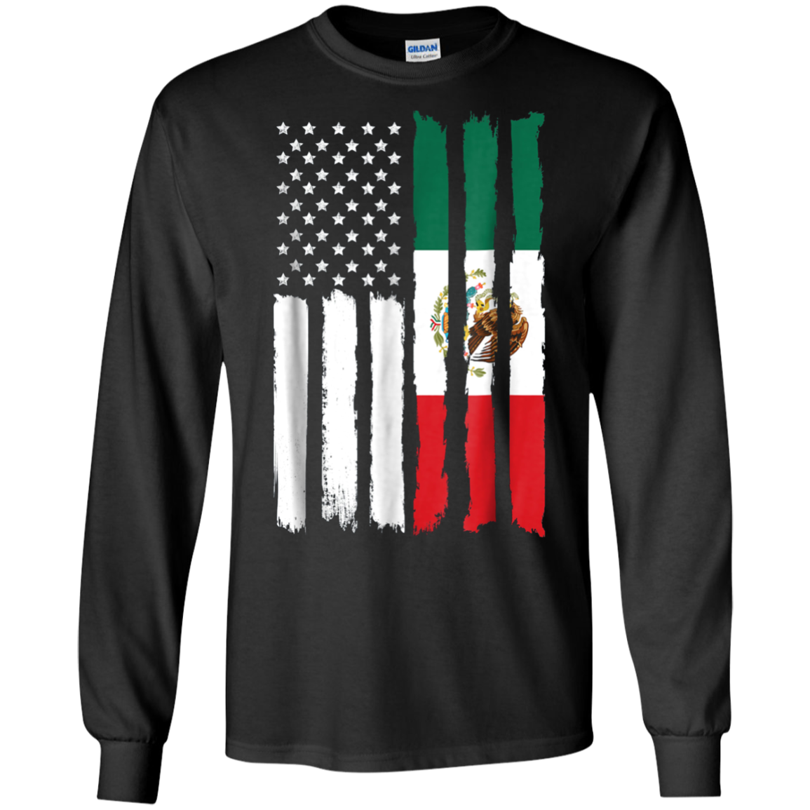 American Mexico Patriotic Flag T-shirt