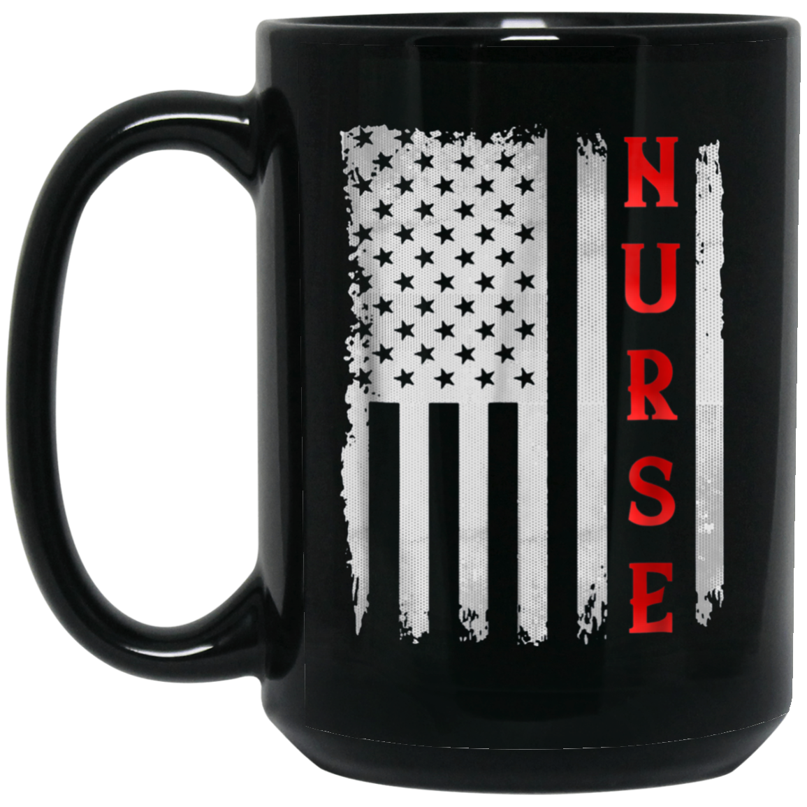American Flag Nurse Gift T-Shirt