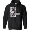 Image of Alzheimer's Awareness Shirt For Wife Purple Ribbon Tee