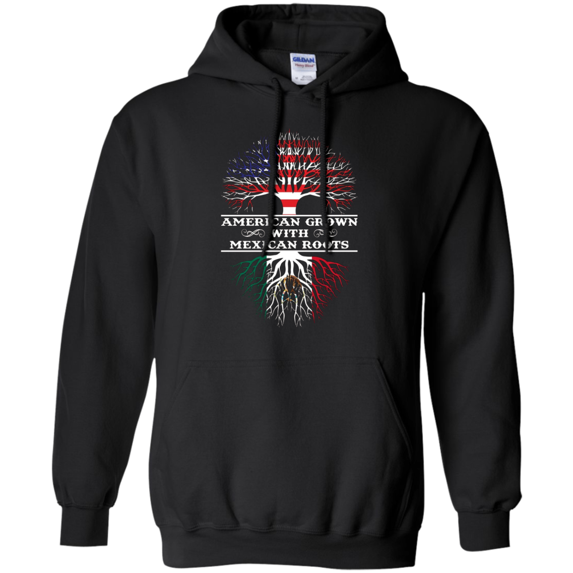 American Grown With Mexican Roots Tee Shirt