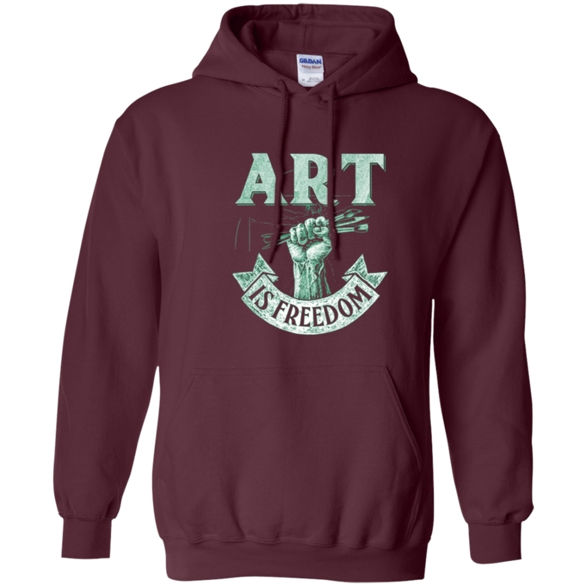 Art is Freedom great t shirt for artists who love to draw