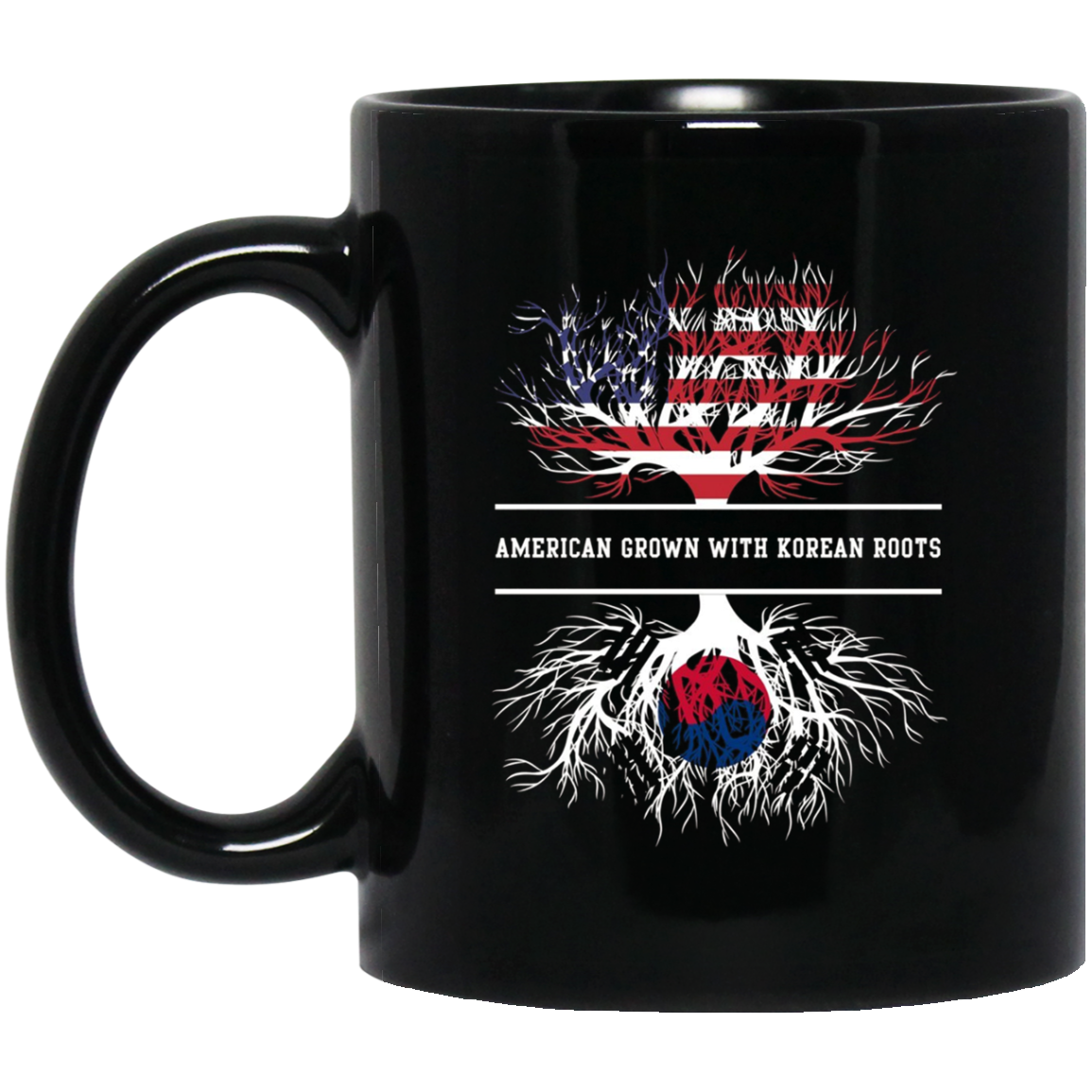 American Grown With Korean Roots T-Shirt South Korea Tee
