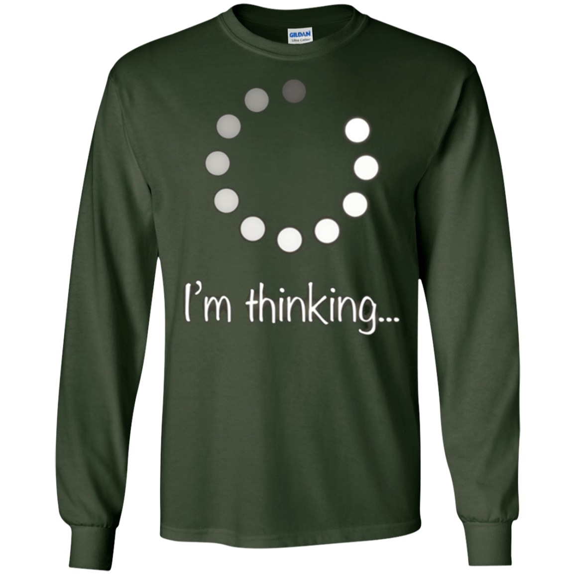 "I'm Thinking" Geek Nerd Computer Programmer Techie T-Shirt