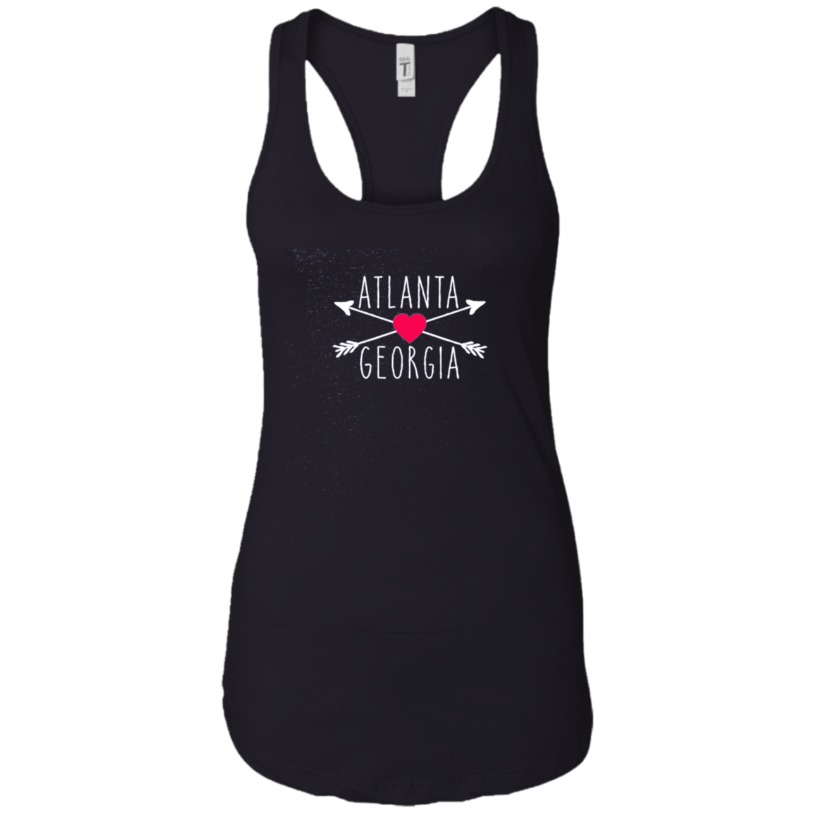 Atlanta GA Hearts and Arrows Tshirt by Scarebaby