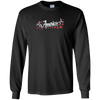 Image of America Heartbeat Red Long Sleeve Fourth July Outfit Stars