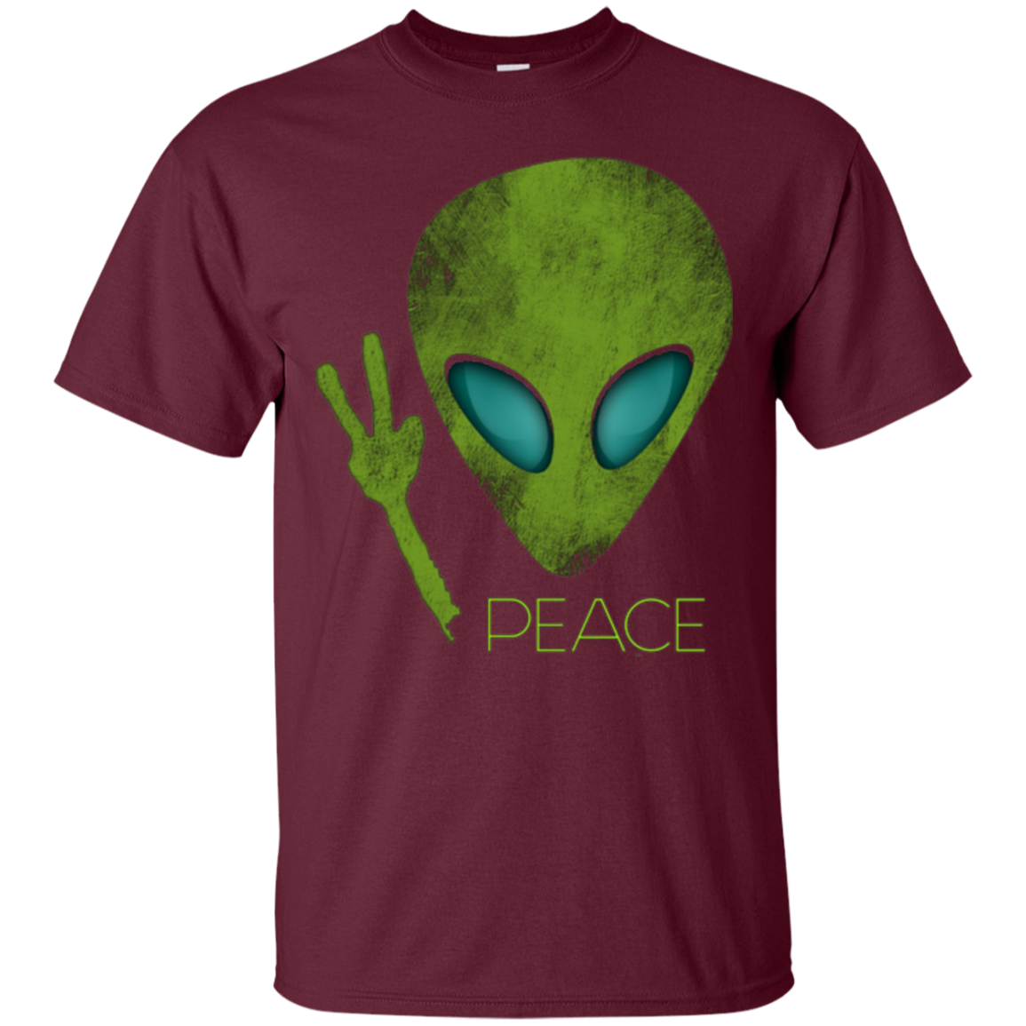 Alien Peace Cool Funny T-Shirt Cute UFO Lover Birthday Gift