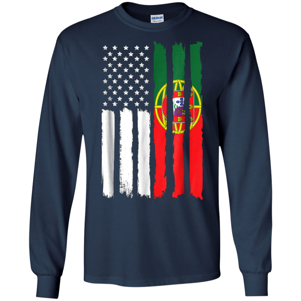 American Portugal Patriotic Flag T-shirt