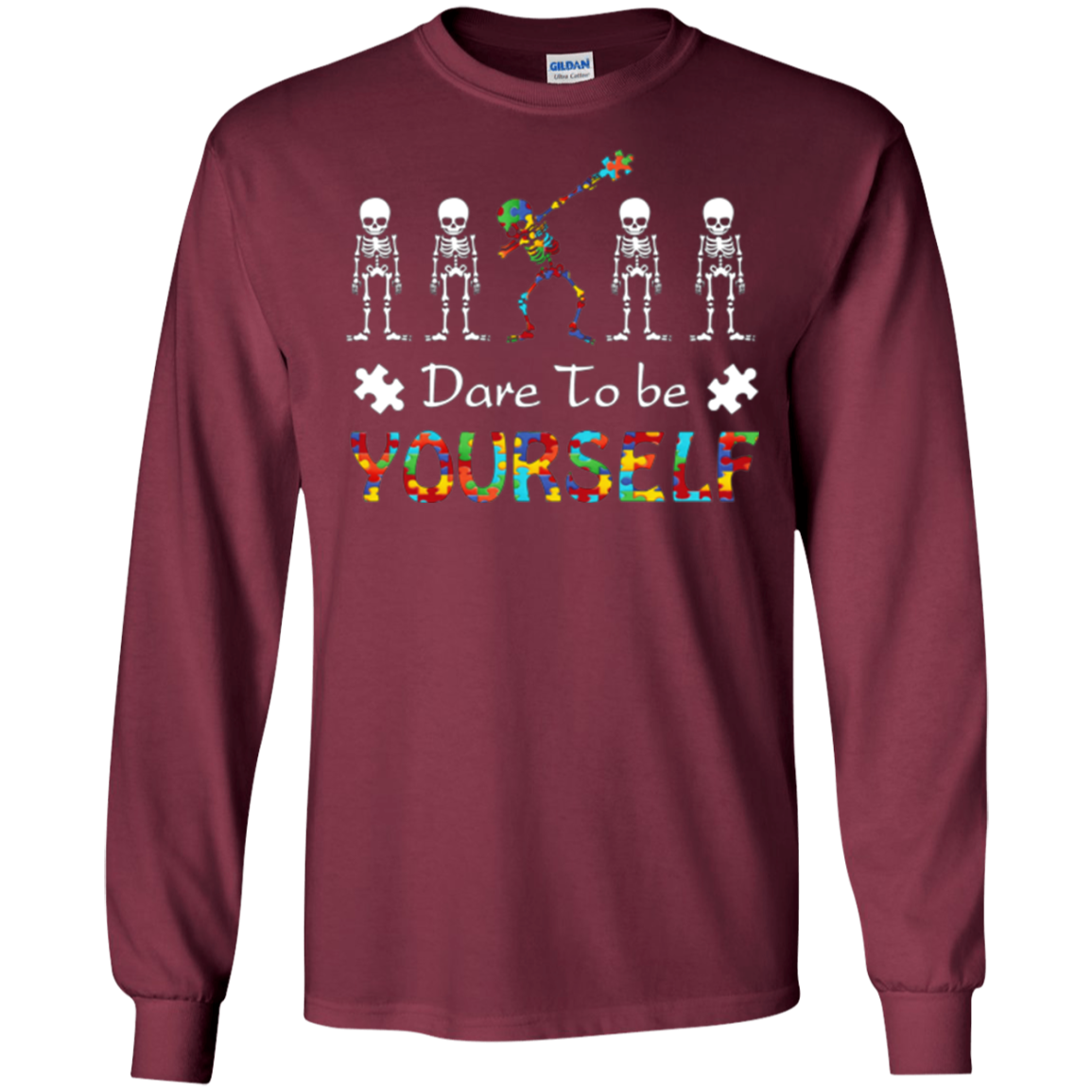 Autism Awareness Shirt For Boys Dare To Be Yourself Tee