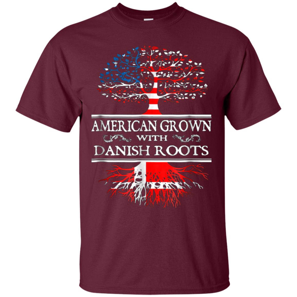 American Grown With Danish Roots T Shirt
