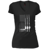 Image of 'Patriotic Fishing USA Flag' Cool Fishing July 4th Shirt