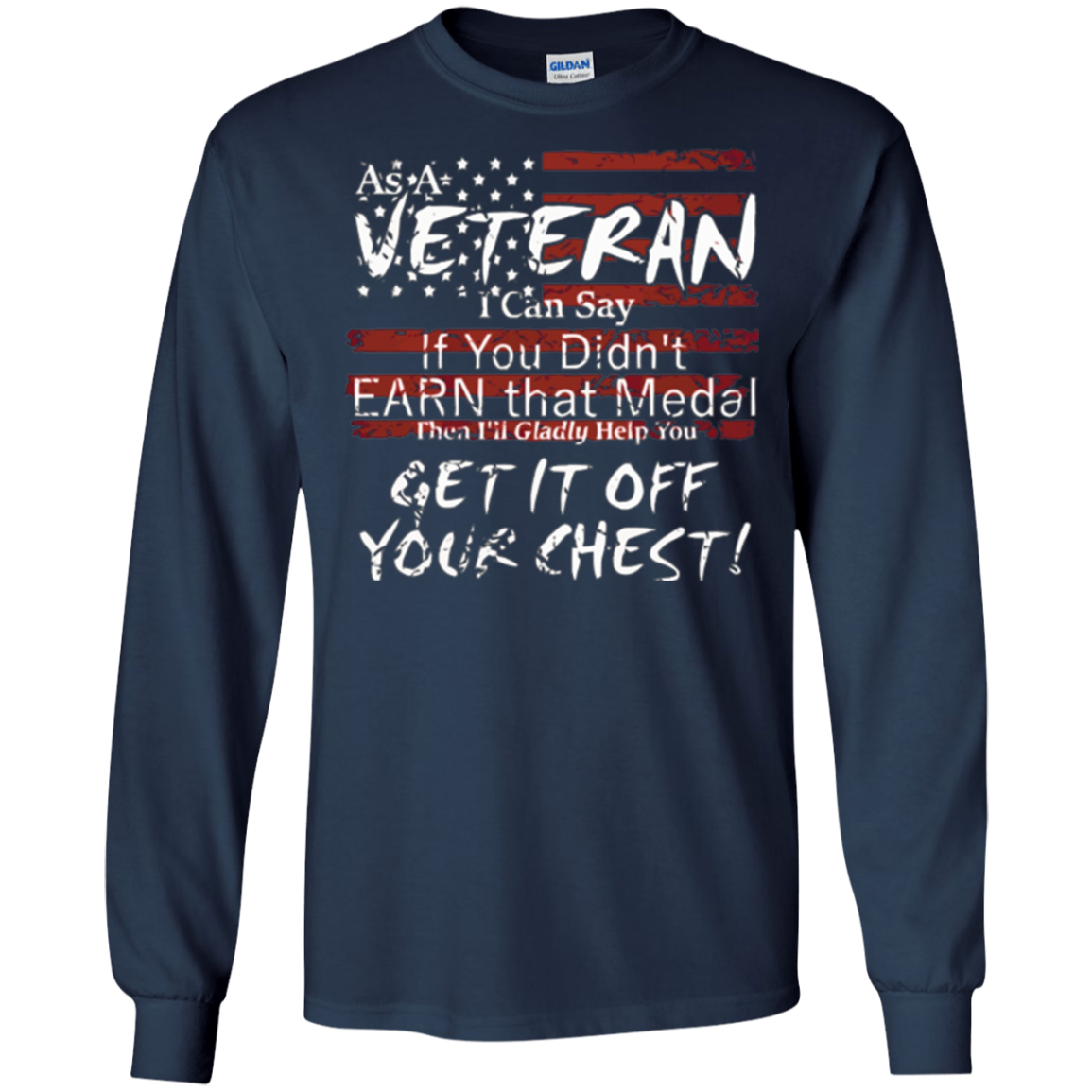 As a Veteran - Medals are for those who earn them Long Shirt