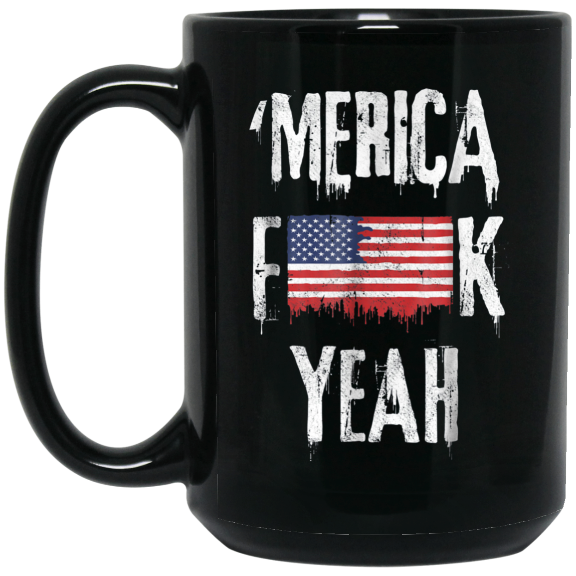 'Merica Yeah T-Shirt USA Flag 4th July American Patriotic US