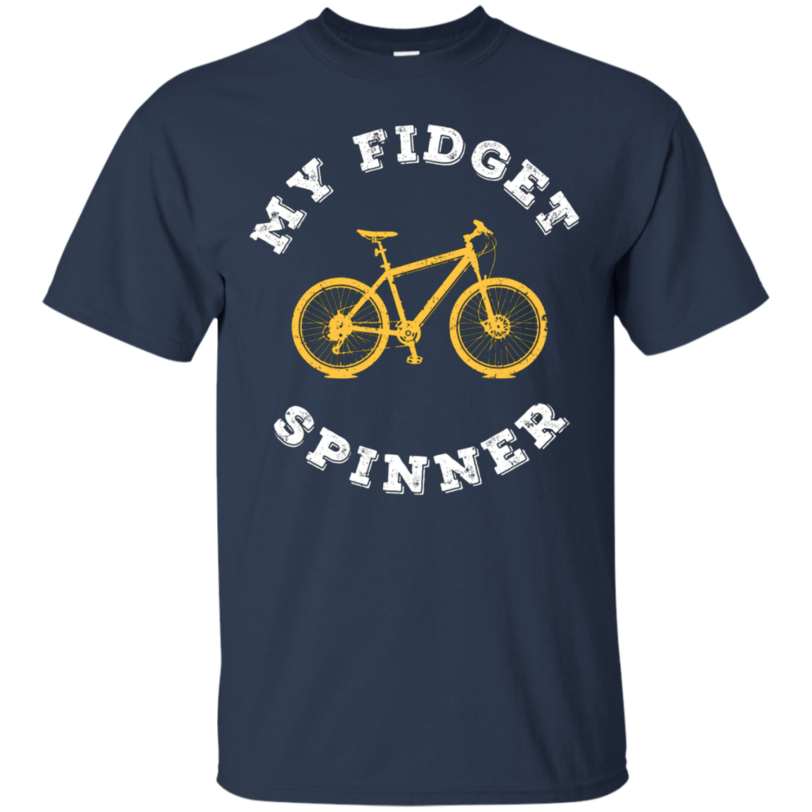 Bike Lover Funny Tshirt - My Fidget Spinner Tee Shirt