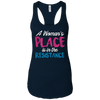 Image of Un endroit féministe est dans le tee-shirt de résistance des vêtements de Womens