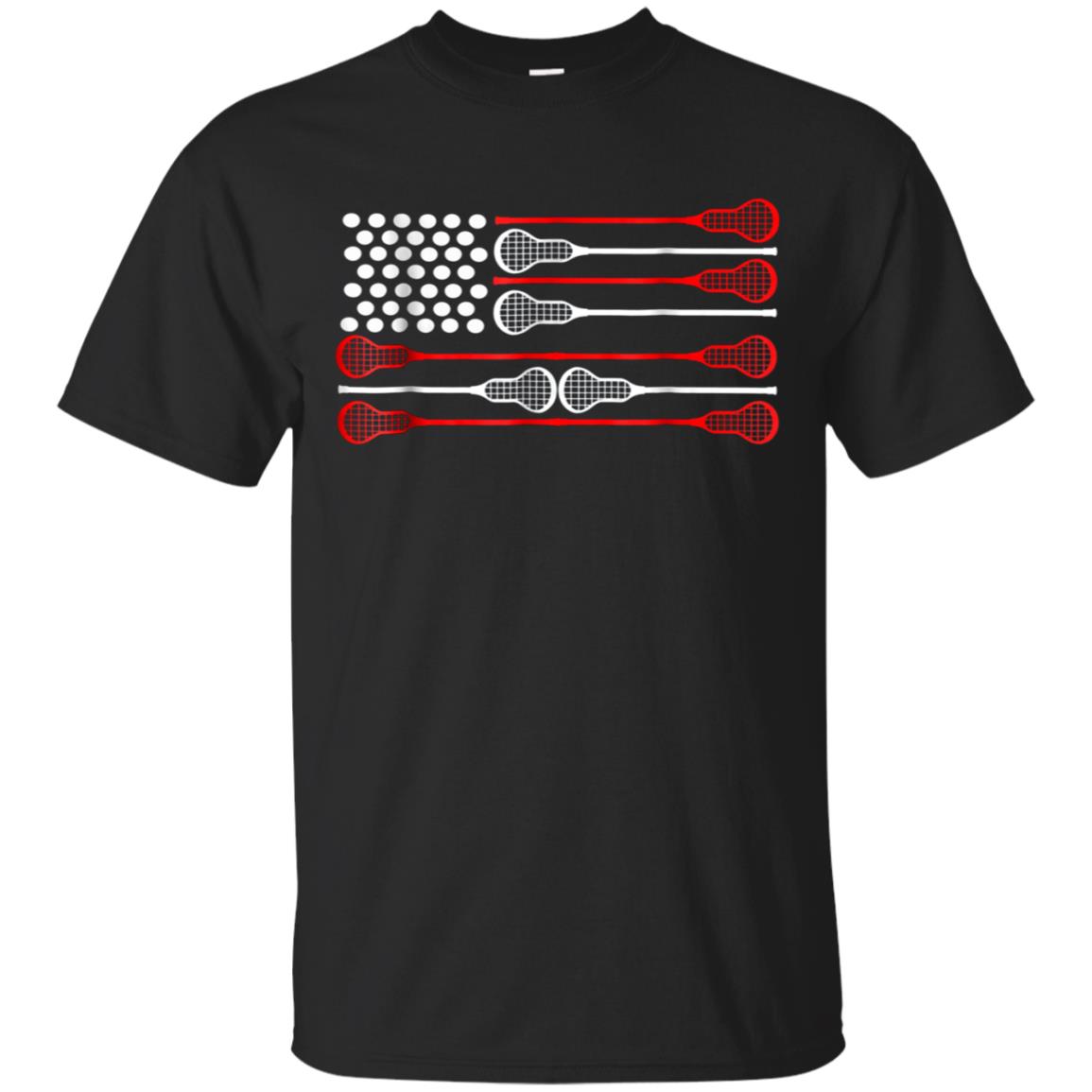 American flag lacrosse shirt 4th of july shirts for men gift