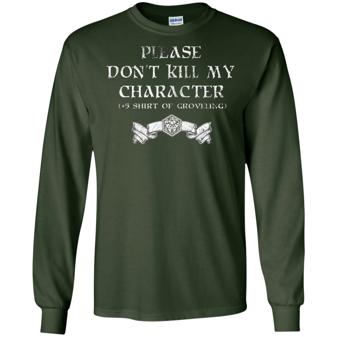 +5 Shirt of Groveling - Distressed Tabletop RPG T-Shirt