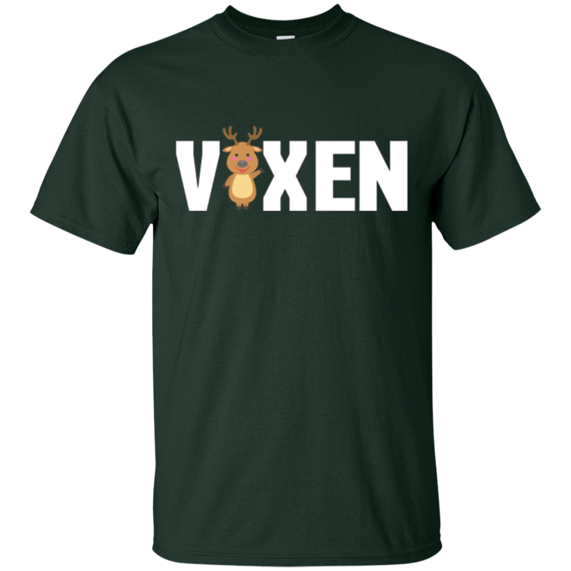 Santa's Reindeer T-shirt - Vixen Christmas Reindeer