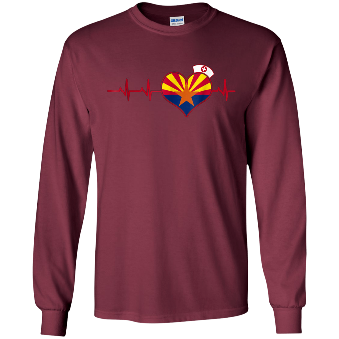 Arizona Nurse Heartbeat T-shirt National Nurses Week