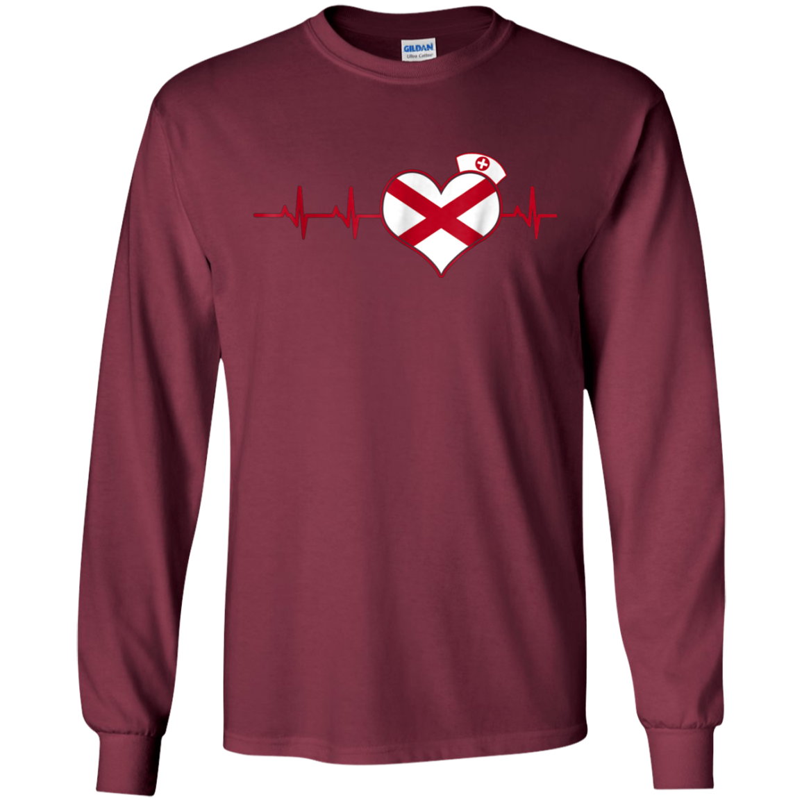 Alabama Nurse Heartbeat T-shirt National Nurses Week