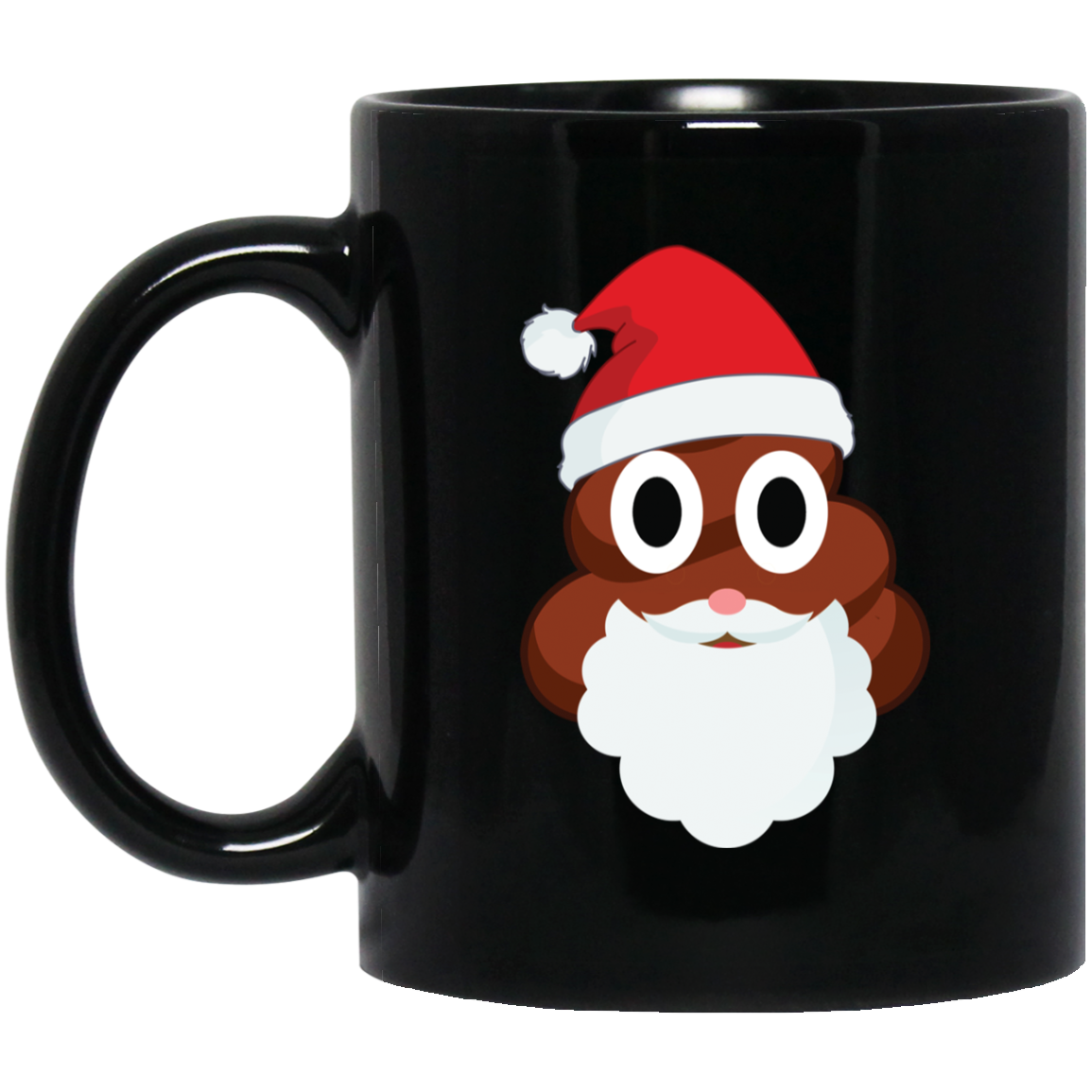 Santa Poop Emoji Funny Christmas Shirt