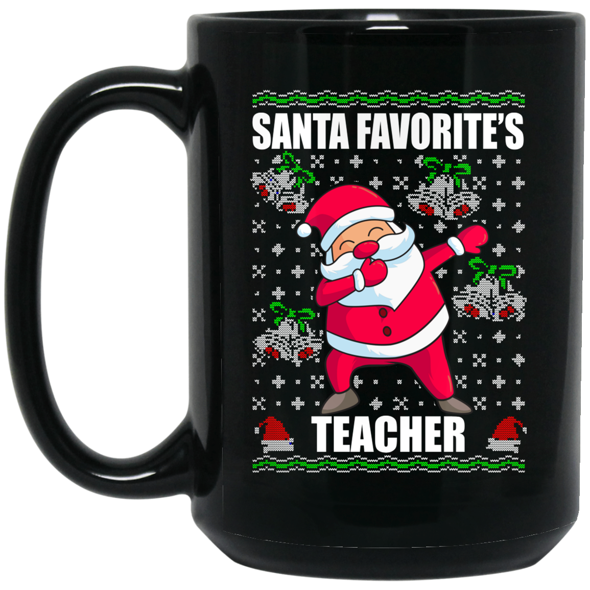 Santa's Favorite Teacher Shirt Funny Xmas Gift For Teacher