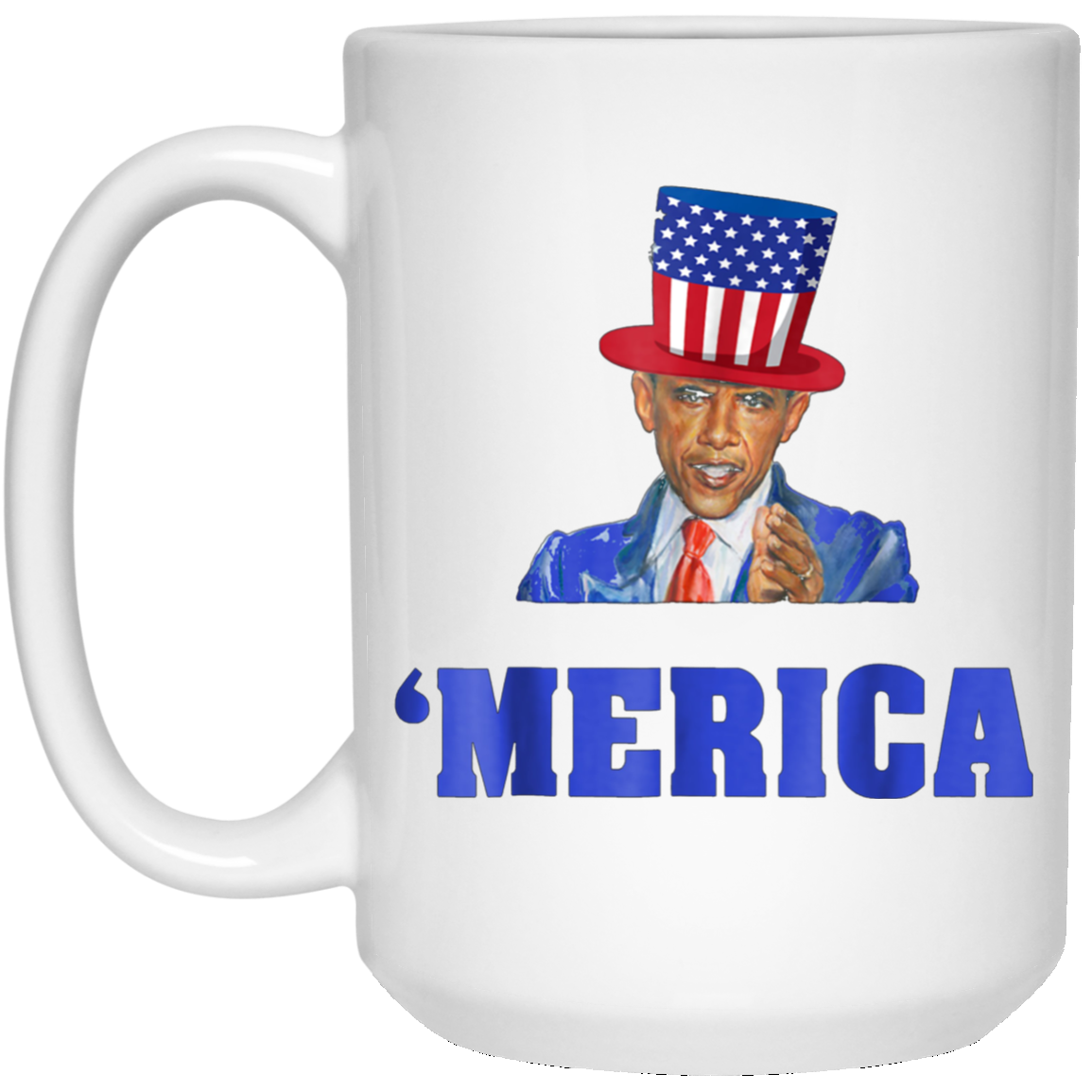 'Merica U.S.A Obama Flag President Gift