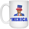 Image of 'Merica U.S.A Obama Flag President Gift