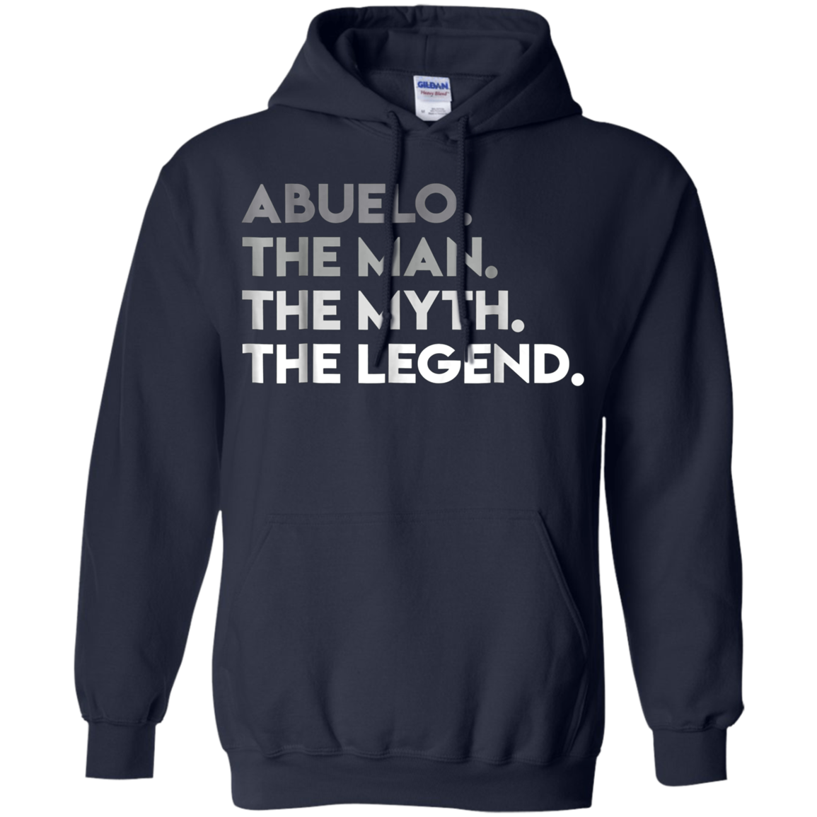 ABUELO THE MAN MYTH LEGEND Father's Day T-Shirt Spanish Gift