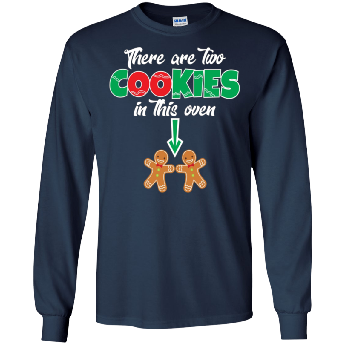 Christmas Twins Expecting Mom T-shirt Pregnant Wife Tee