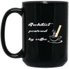 Image of Architect T-shirt - Architect Powered By Coffee - Funny Gift