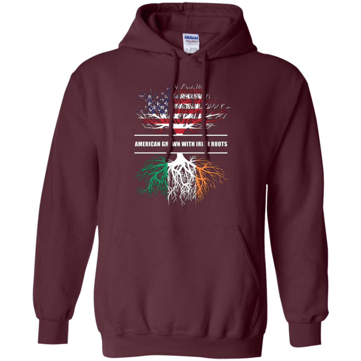American Grown With Irish Roots T-Shirt Ireland Tee