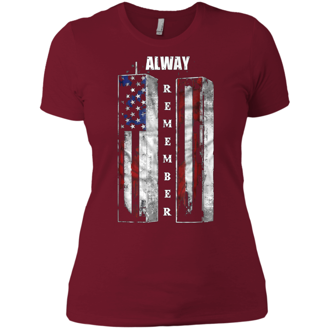 Always Remember Sept 11th Patriot - American Flag T-Shirt