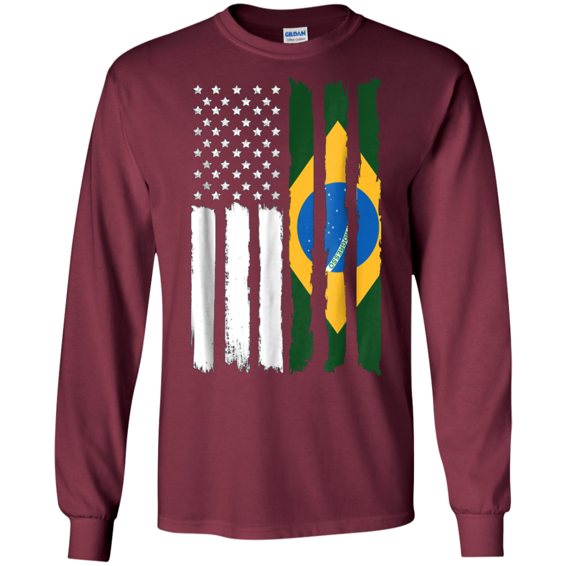 American Brazil Patriotic Flag T-shirt