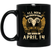 Image of All Men Are Created Equal The Best Are Born April 14th Tee