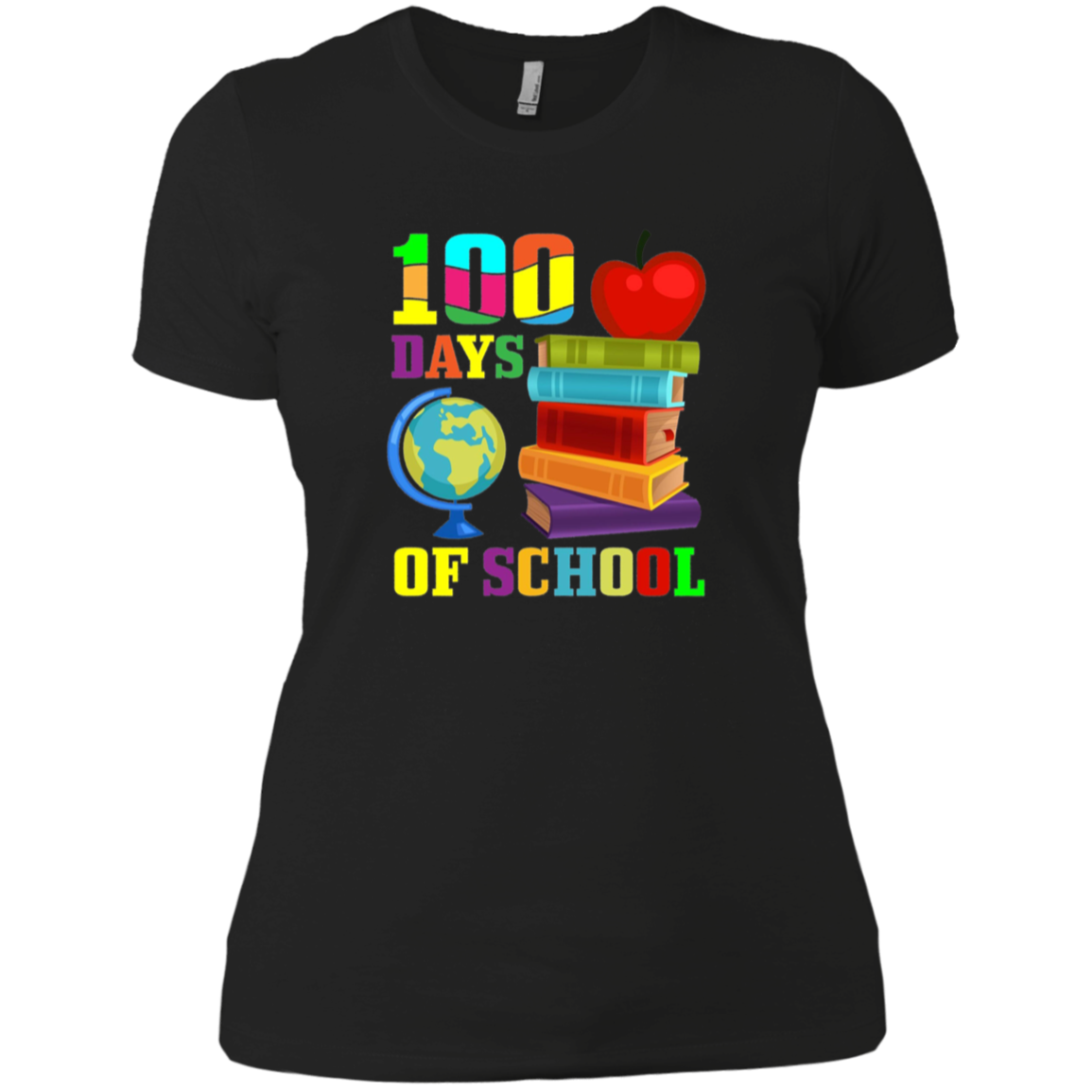 100 Days of School T Shirt - Long Sleeved Teacher Shirt